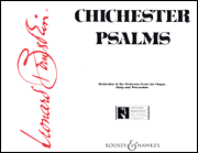 cover Chichester Psalms Instrumental Parts Chamber Orchestra cover